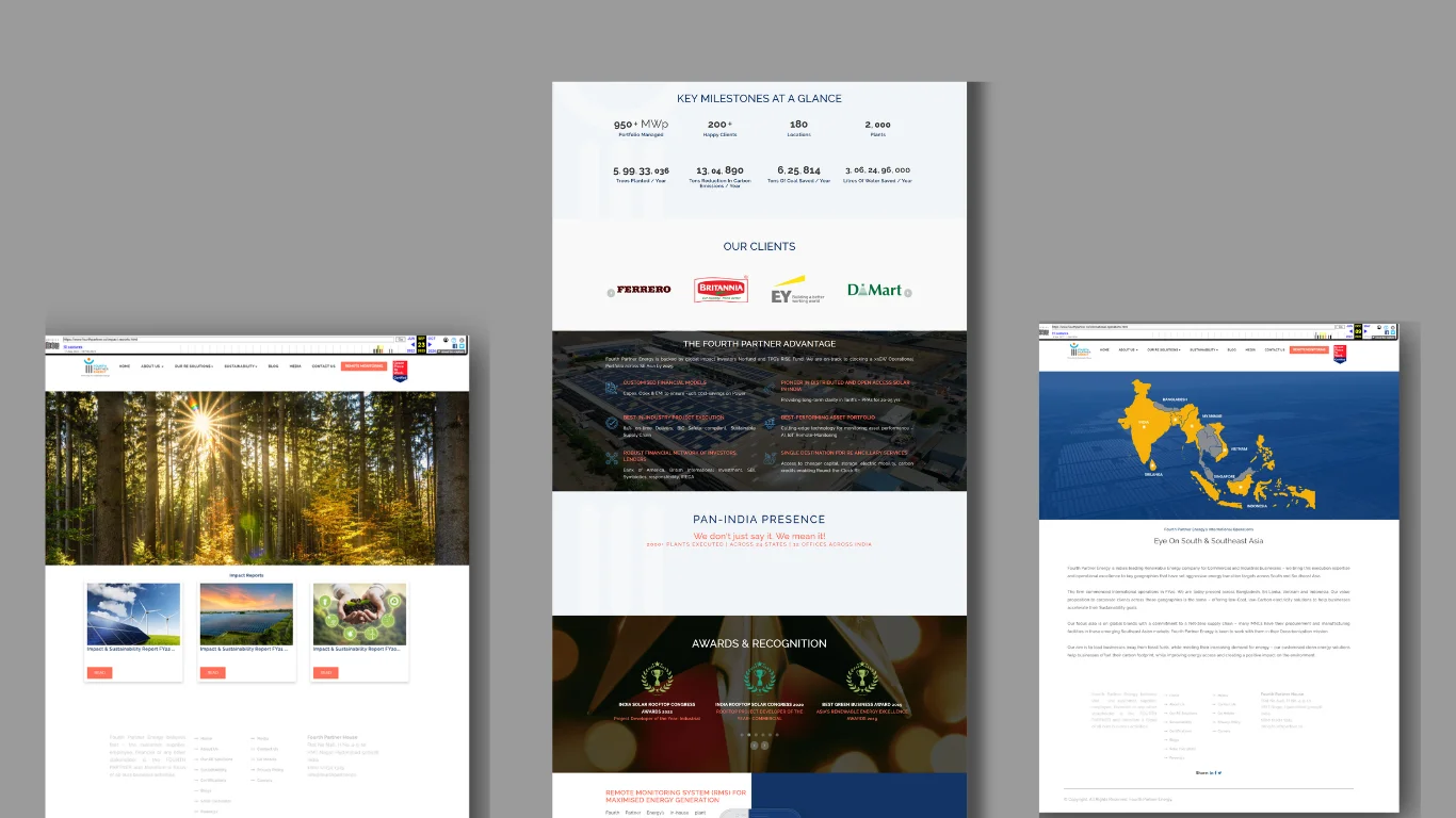 Fourth Partner Energy work sample