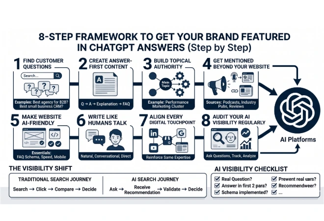 How to Get Your Brand Featured in ChatGPT Answers (Step by Step)